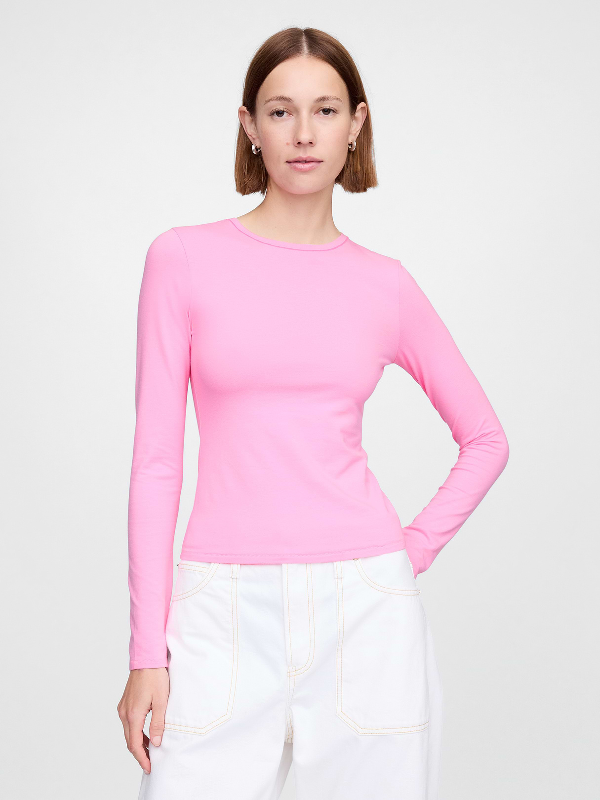 CloseKnit Jersey T-Shirt - Parisian pink