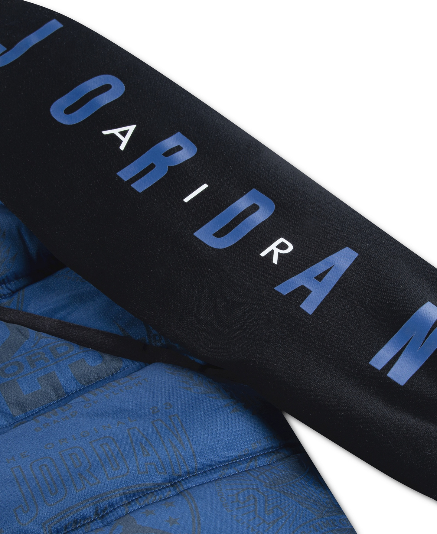 Jordan Boys' 2T-7 Layered-Look Long-Sleeve Hooded Jacket - True Blue
