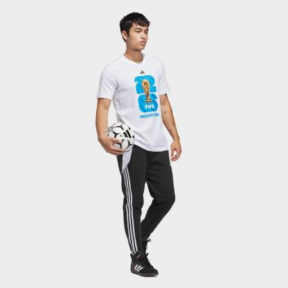 Men's adidas Soccer FIFA World Cup 26™ Host City Houston Graphic T-Shirt - White - view 2