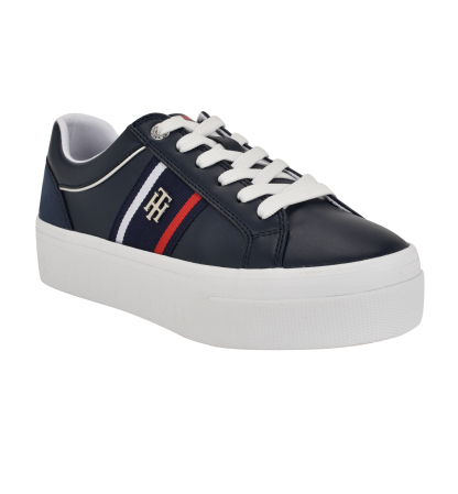 Tommy Hilfiger Women's Badria Logo Platform Sneakers - Dark Blue