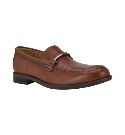 Tommy Hilfiger Men's Jezzon Leather Dress Loafers - Dark Natural Leather