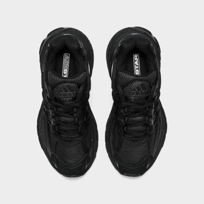 Big Kids' adidas Adistar XLG 2.0 Casual Shoes - Core Black/Core Black - Top view