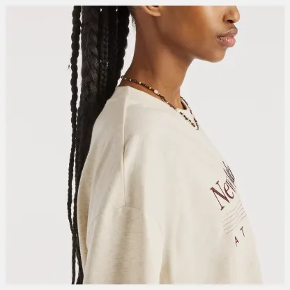 New Balance Trackside Oversized T-Shirt, WT6297MKLIT