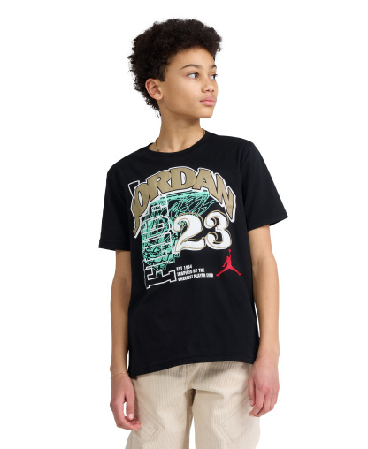 Jordan Boys' 8-20 Arched Swish 23 Short-Sleeve T-Shirt - Black
