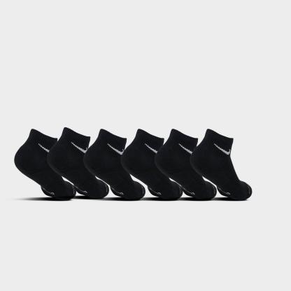 Nike Everyday Elevated Ankle Socks (6-Pack) - Black/White