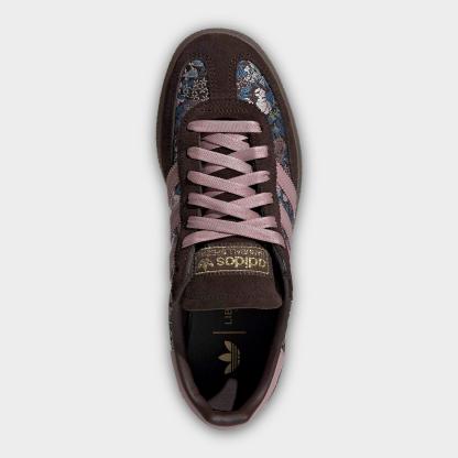 Women's adidas Originals Handball Spezial Casual Shoes - Part 1 - Aurora Coffee/Magic Mauve/Gum - Top view