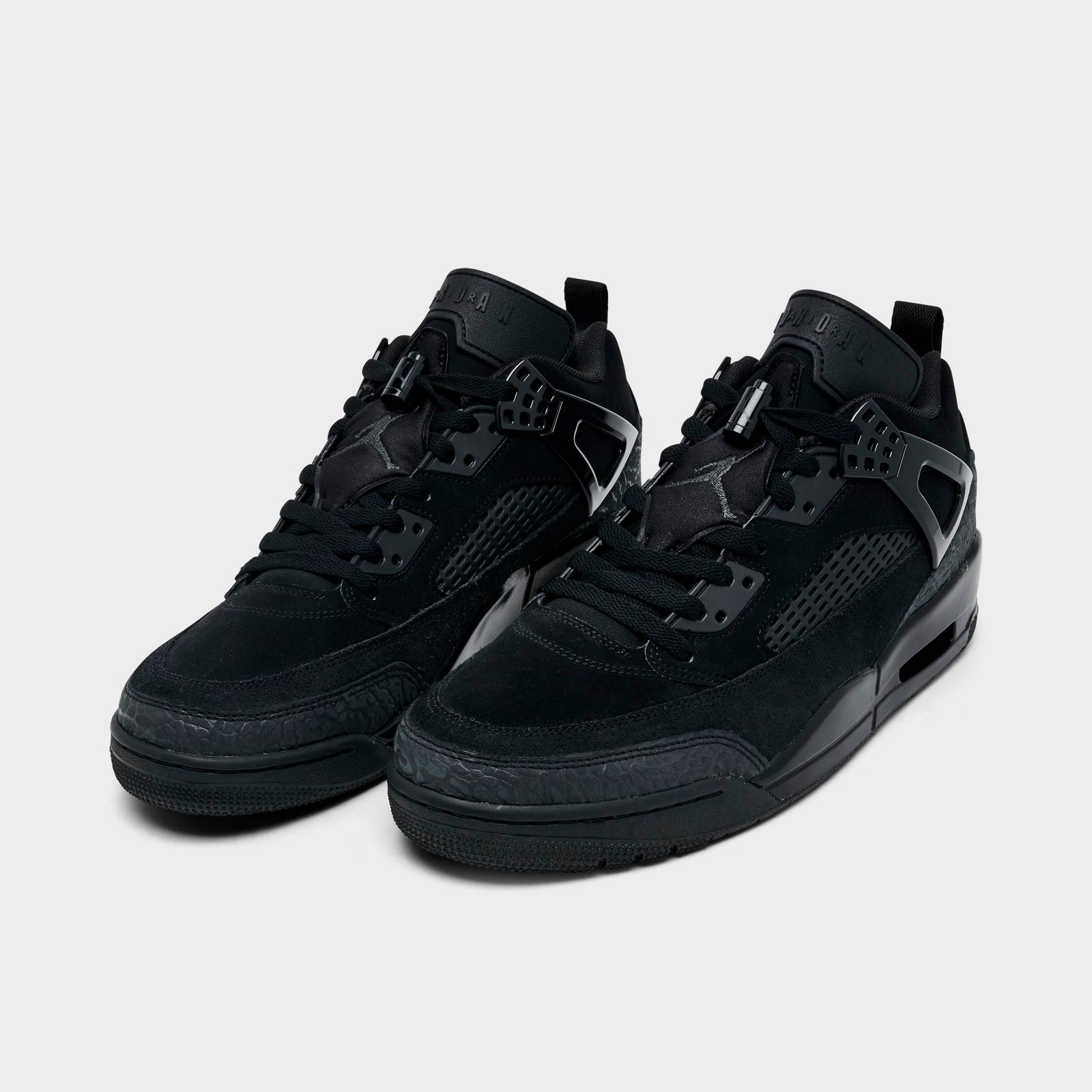 Men's Jordan Spizike Low Casual Shoes - Black/Black/Anthracite - view 2