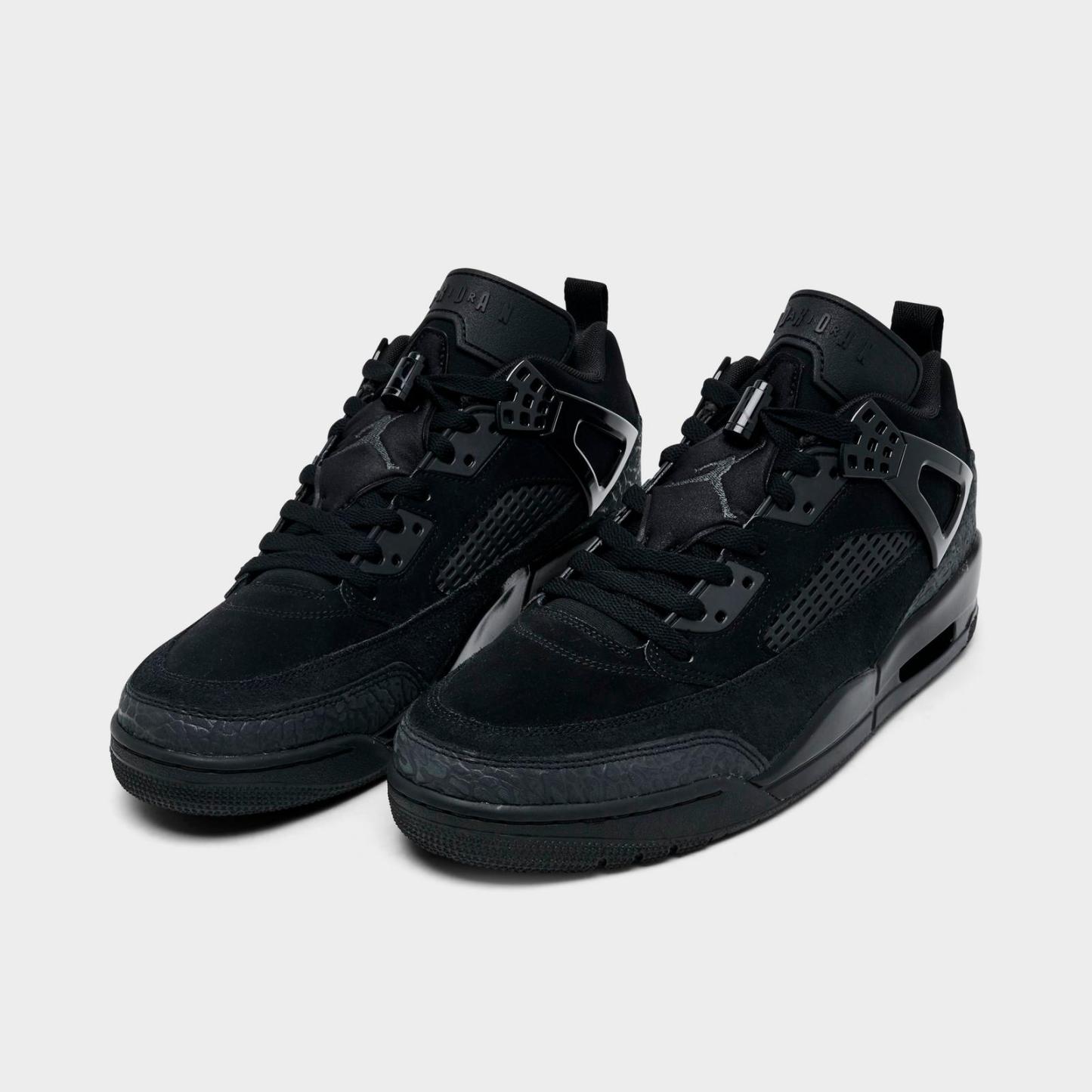 Men's Jordan Spizike Low Casual Shoes - Black/Black/Anthracite - view 2