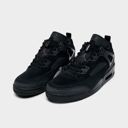 Men's Jordan Spizike Low Casual Shoes - Black/Black/Anthracite - view 2