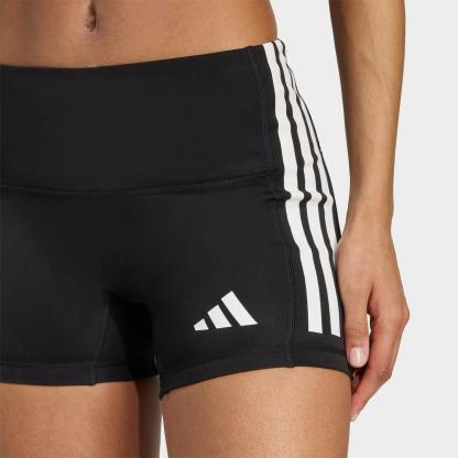 Women's adidas 3-Stripes 4-Inch Volleyball Shorts - Black - view 4