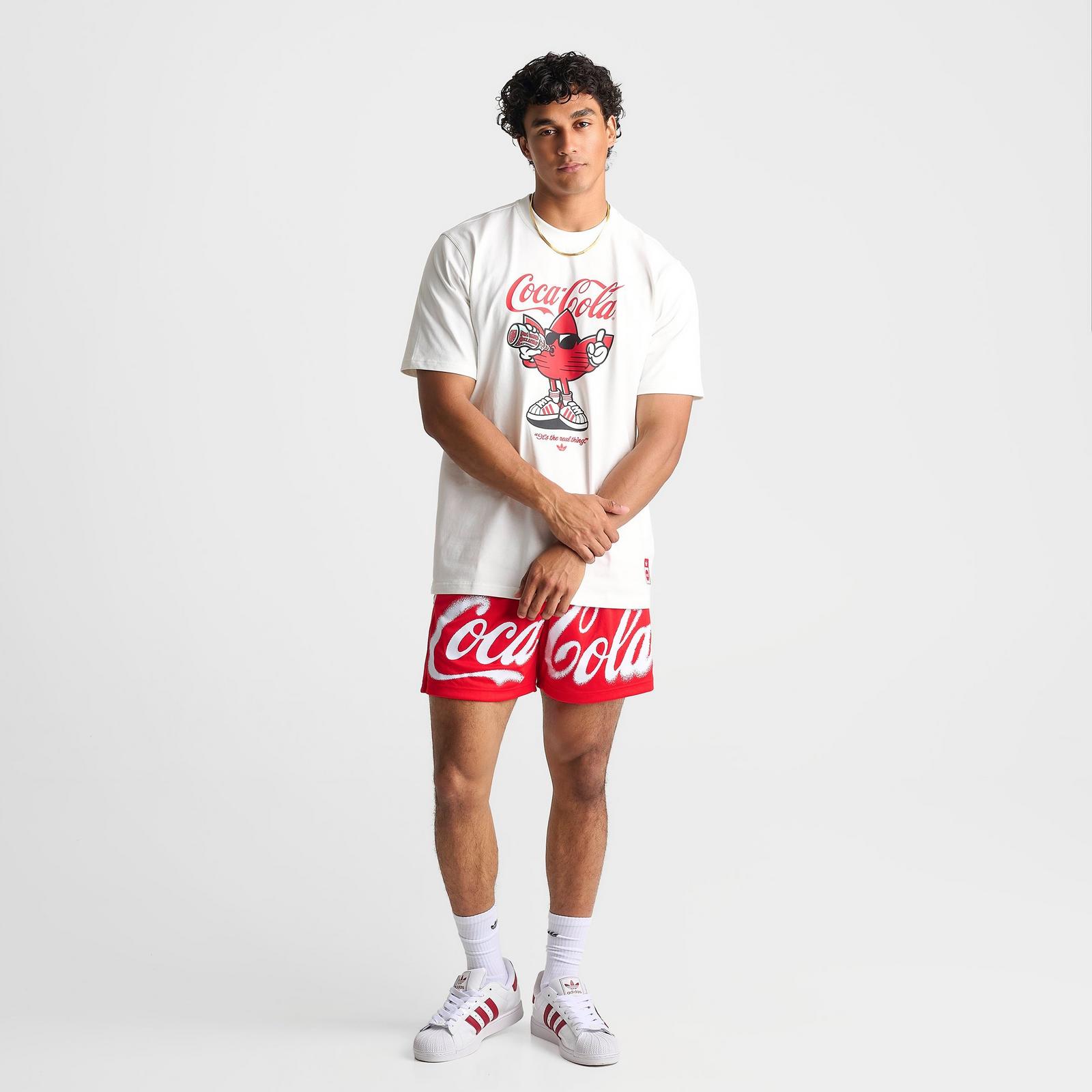 Men's adidas x Coca-Cola Treffie Graphic T-Shirt - White - view 2