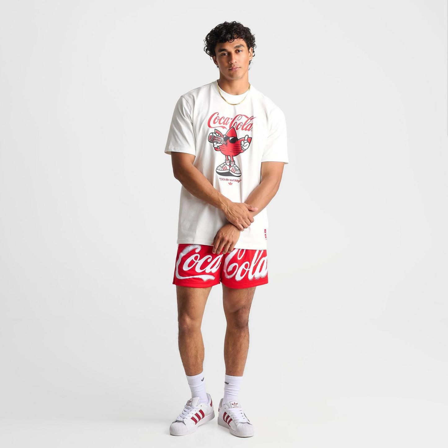 Men's adidas x Coca-Cola Treffie Graphic T-Shirt - White - view 2