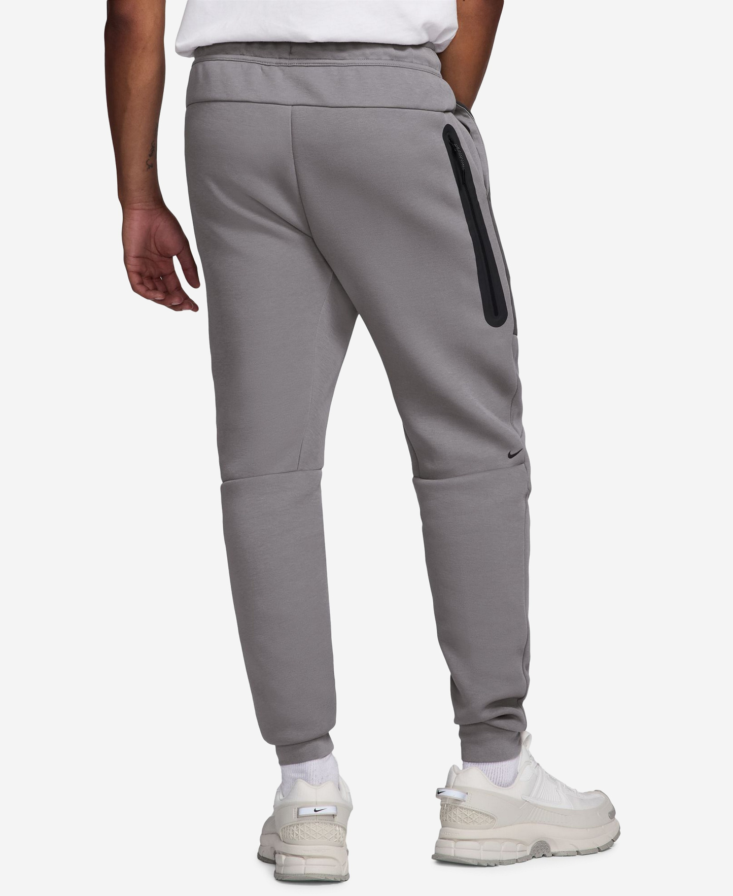 Nike Men's Tech Fleece Drawstring Joggers Pants - Medium Ash/Sapphire