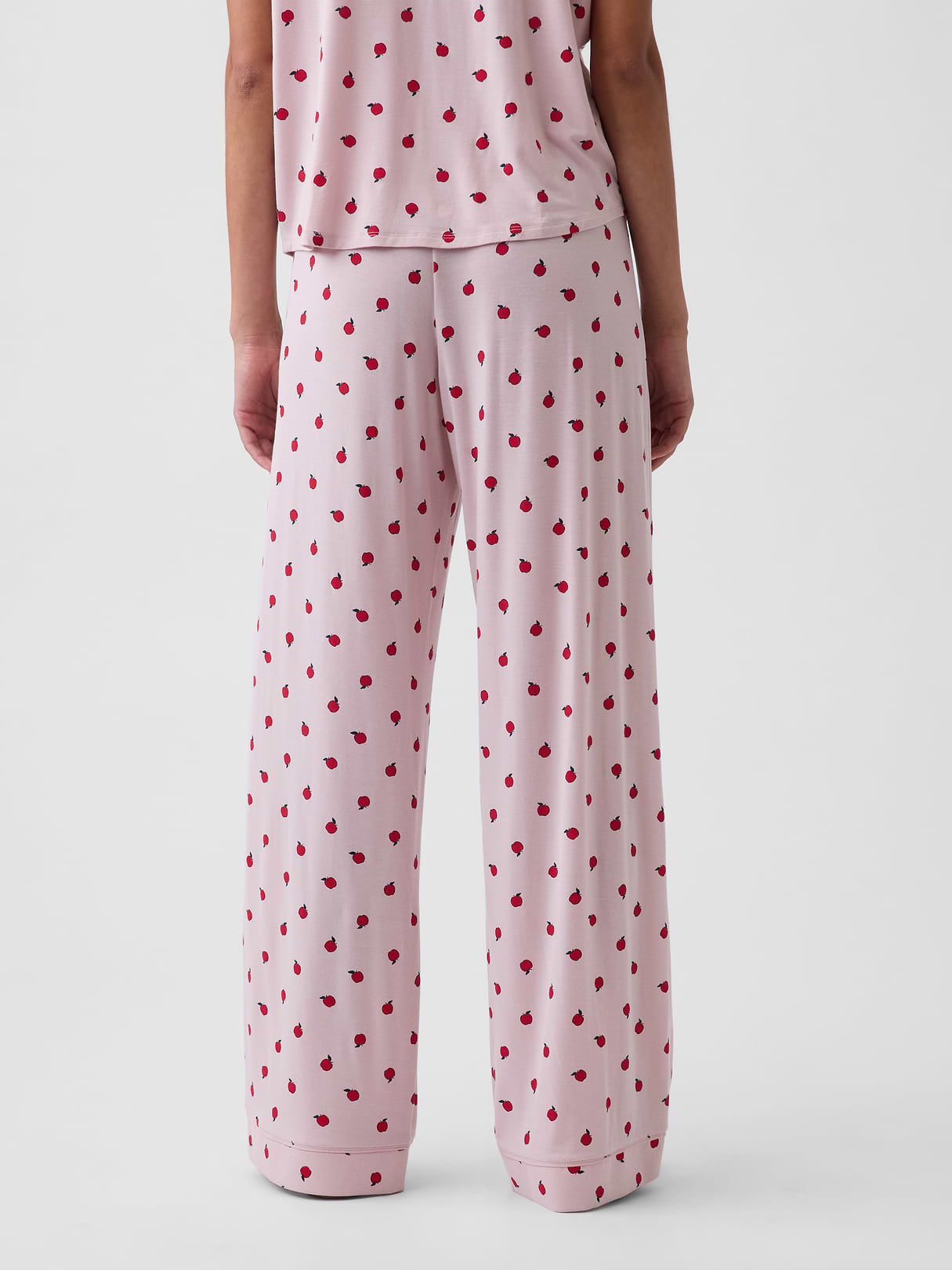 SoftMade Modal PJ Pants - Pink apple print