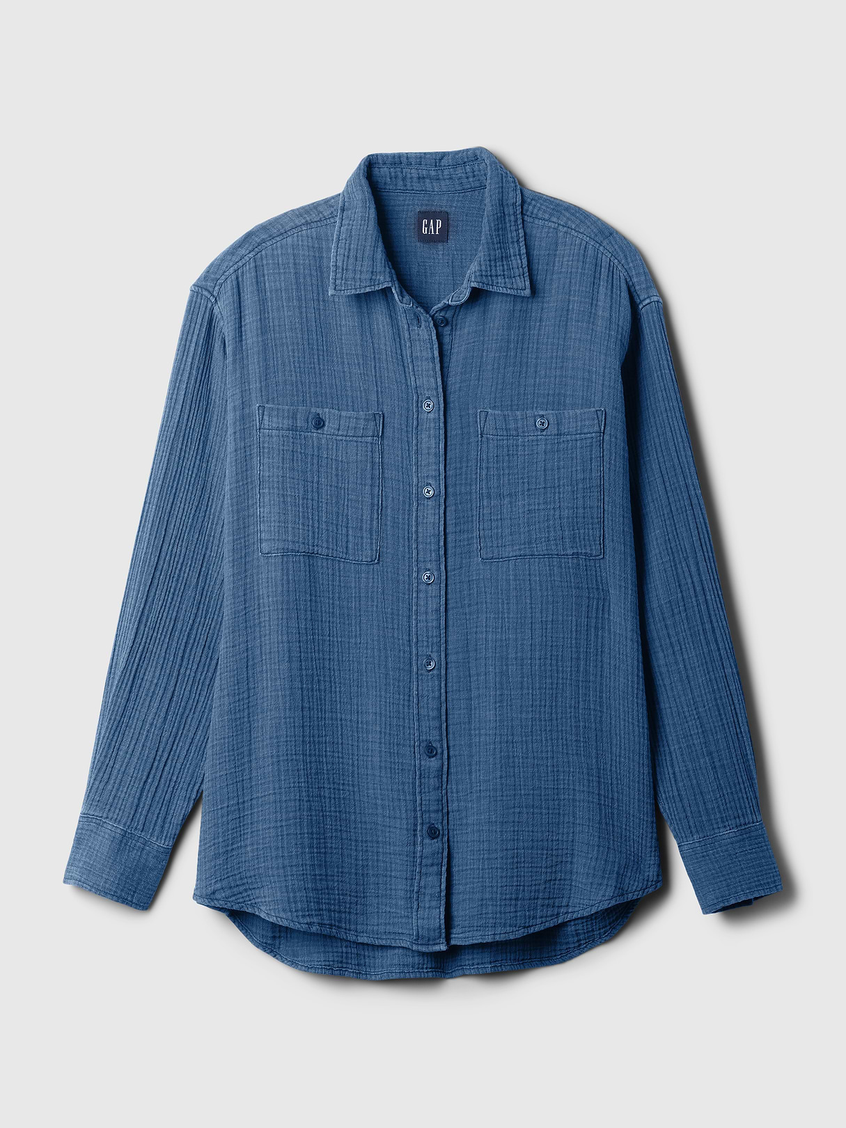 Denim Big Shirt - medium wash