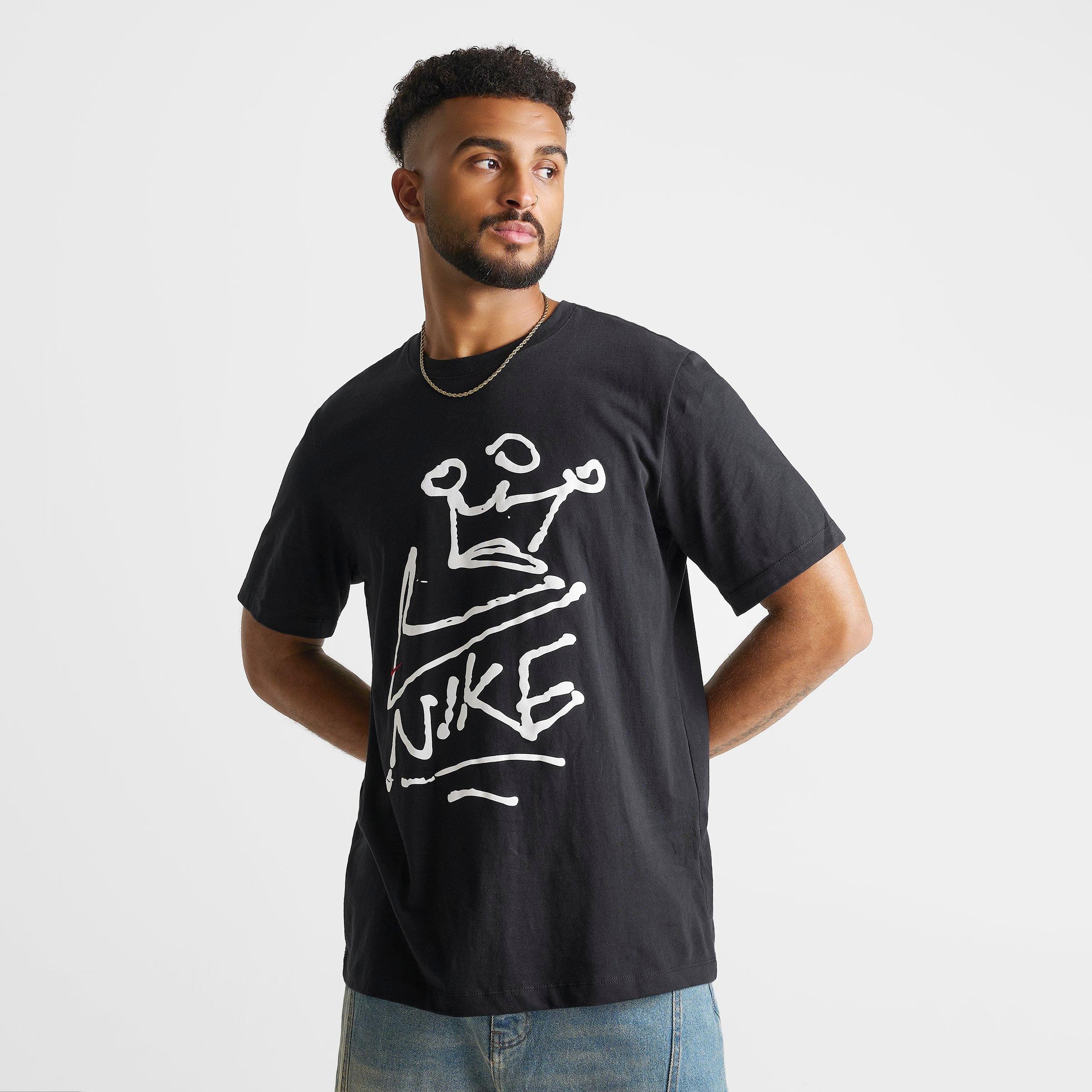 Men's Nithtke Sportswear Swoosh Crown Graphic T-Shirt - Black
