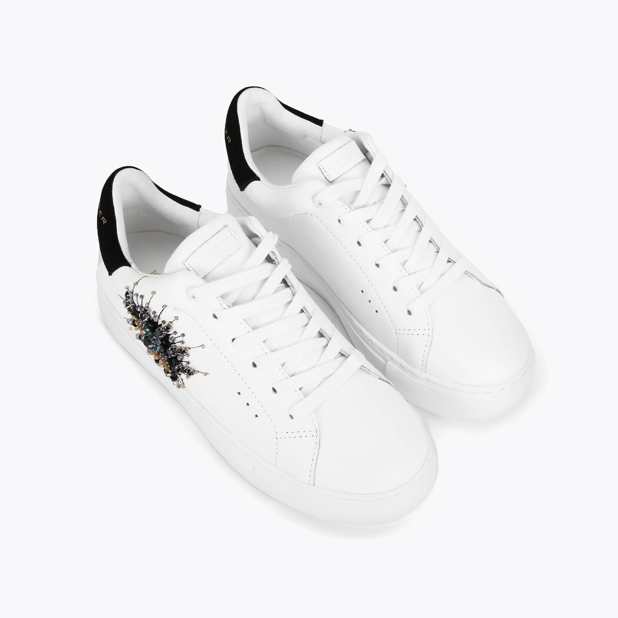 Kurt Geiger London Laney Evil Eye Sneaker - White - view 3