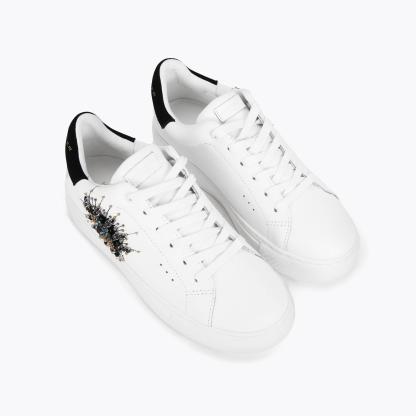 Kurt Geiger London Laney Evil Eye Sneaker - White - view 3