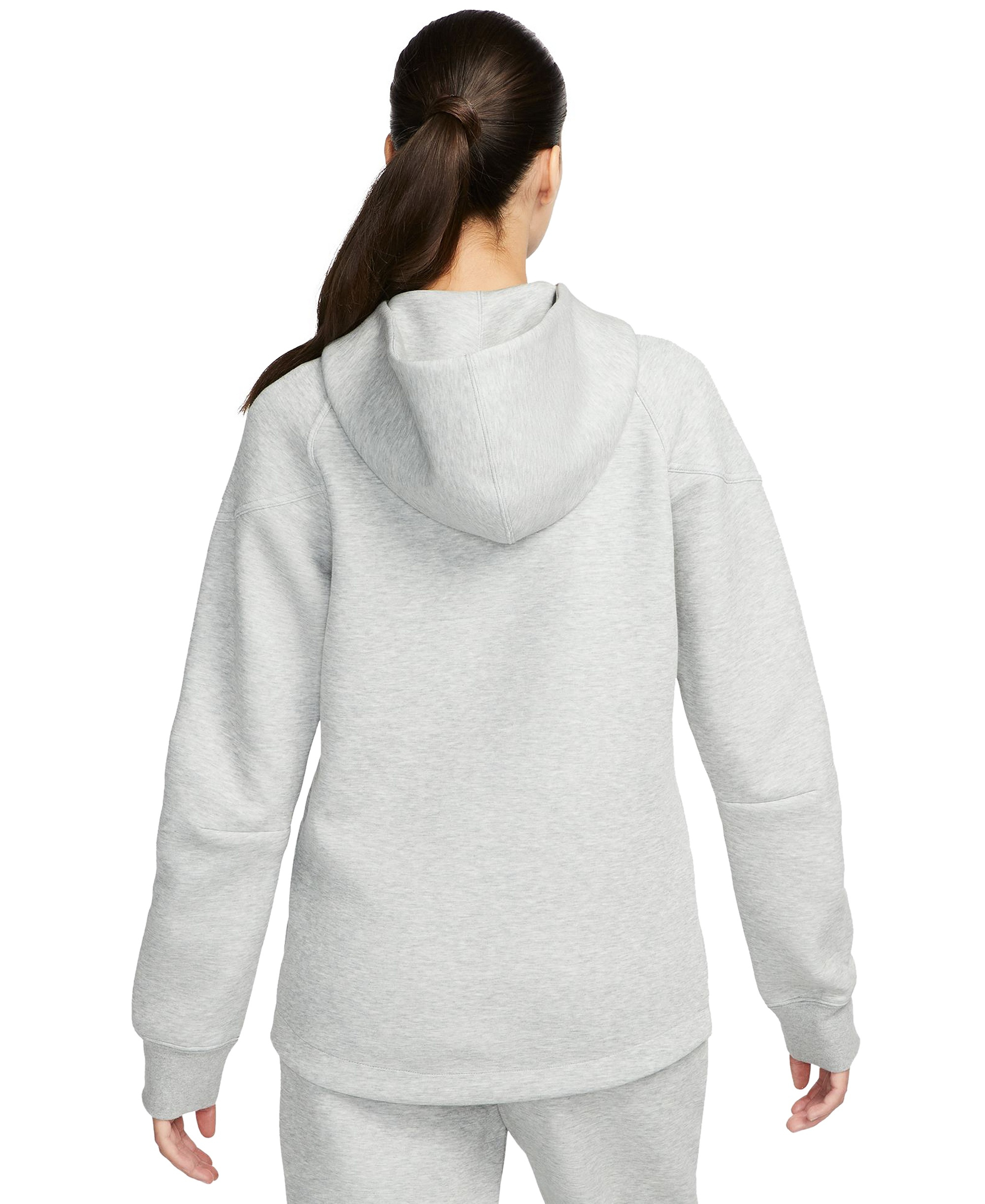 Nike Women's Sportswear Tech Fleece Windrunner Full-Zip Hoodie - Dark Grey Heather