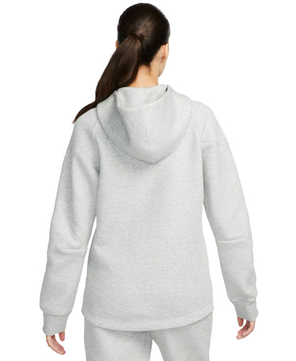 Nike Women's Sportswear Tech Fleece Windrunner Full-Zip Hoodie - Dark Grey Heather