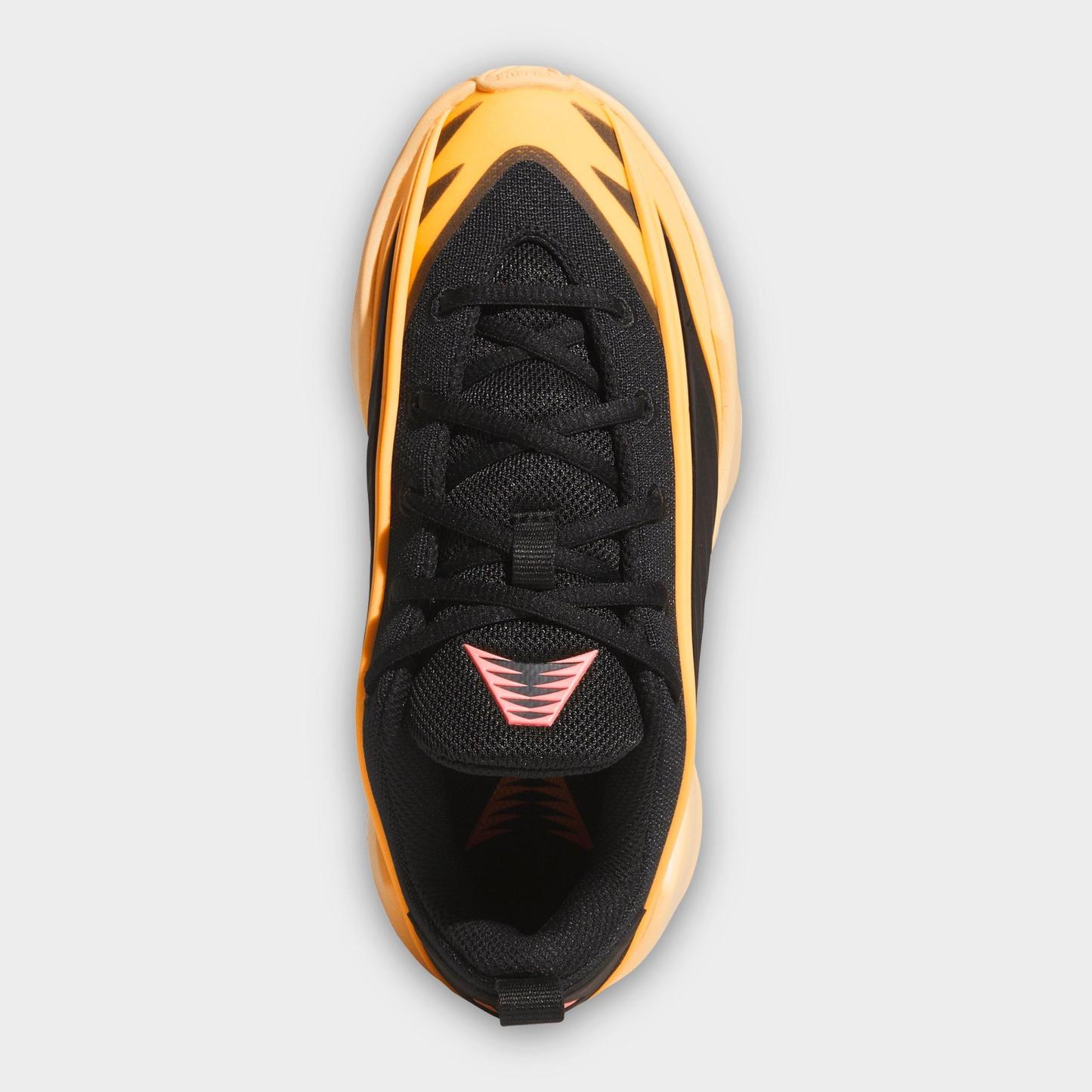 Big Kids' adidas Believe That 1 Basketball Shoes - Acid Orange/Core Black/Acid Red - Top view