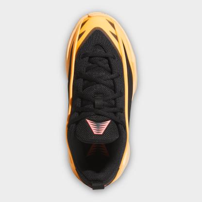 Big Kids' adidas Believe That 1 Basketball Shoes - Acid Orange/Core Black/Acid Red - Top view