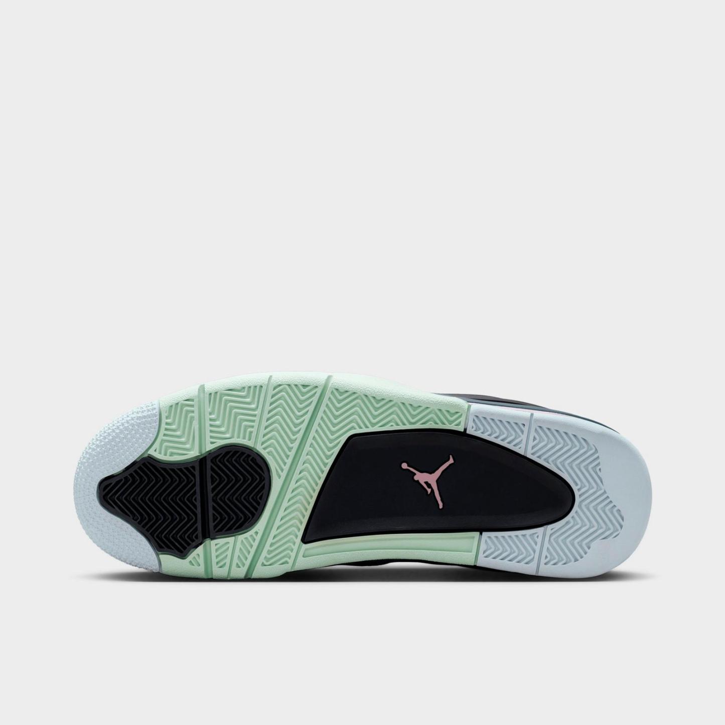 Men's Air Jordan 4 RM Casual Shoes - Anthracite/Barely Green/Jade Aura/Iced Carmine - view 6