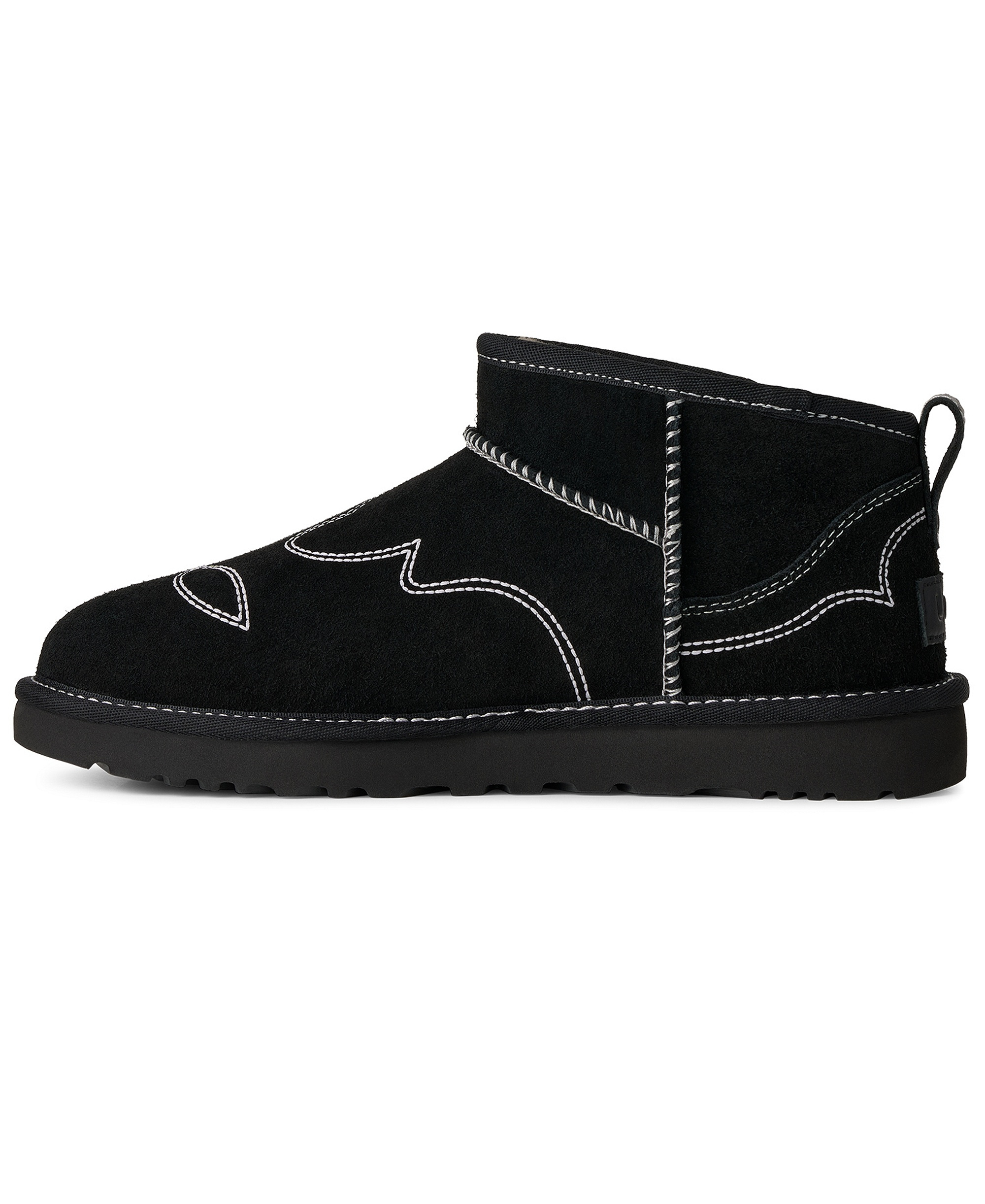 UGG® Women's Classic Ultra Mini Western Slip-On Booties - Black
