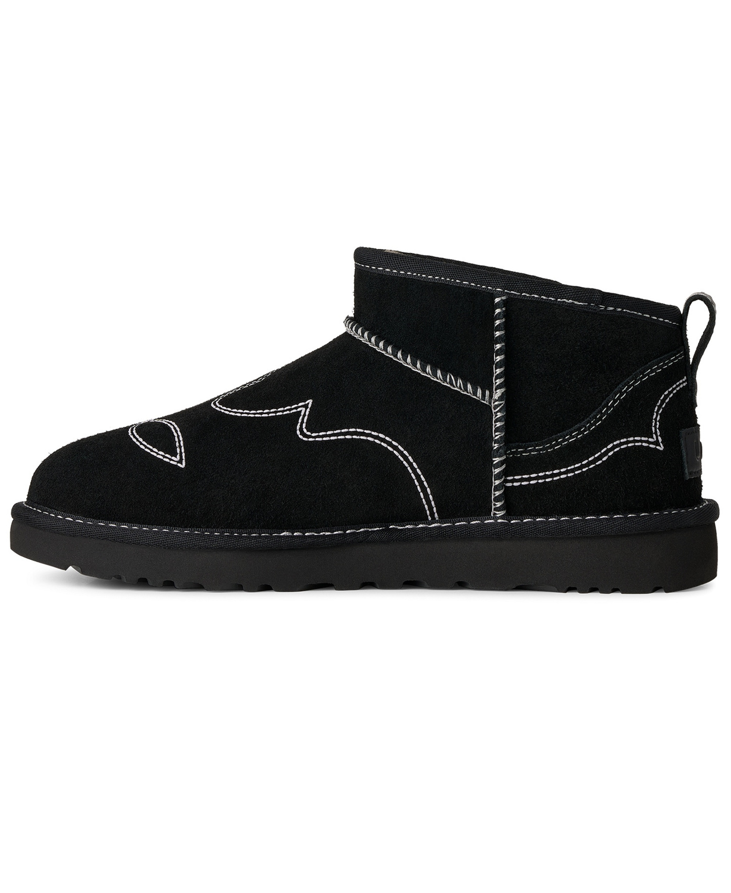UGG® Women's Classic Ultra Mini Western Slip-On Booties - Black