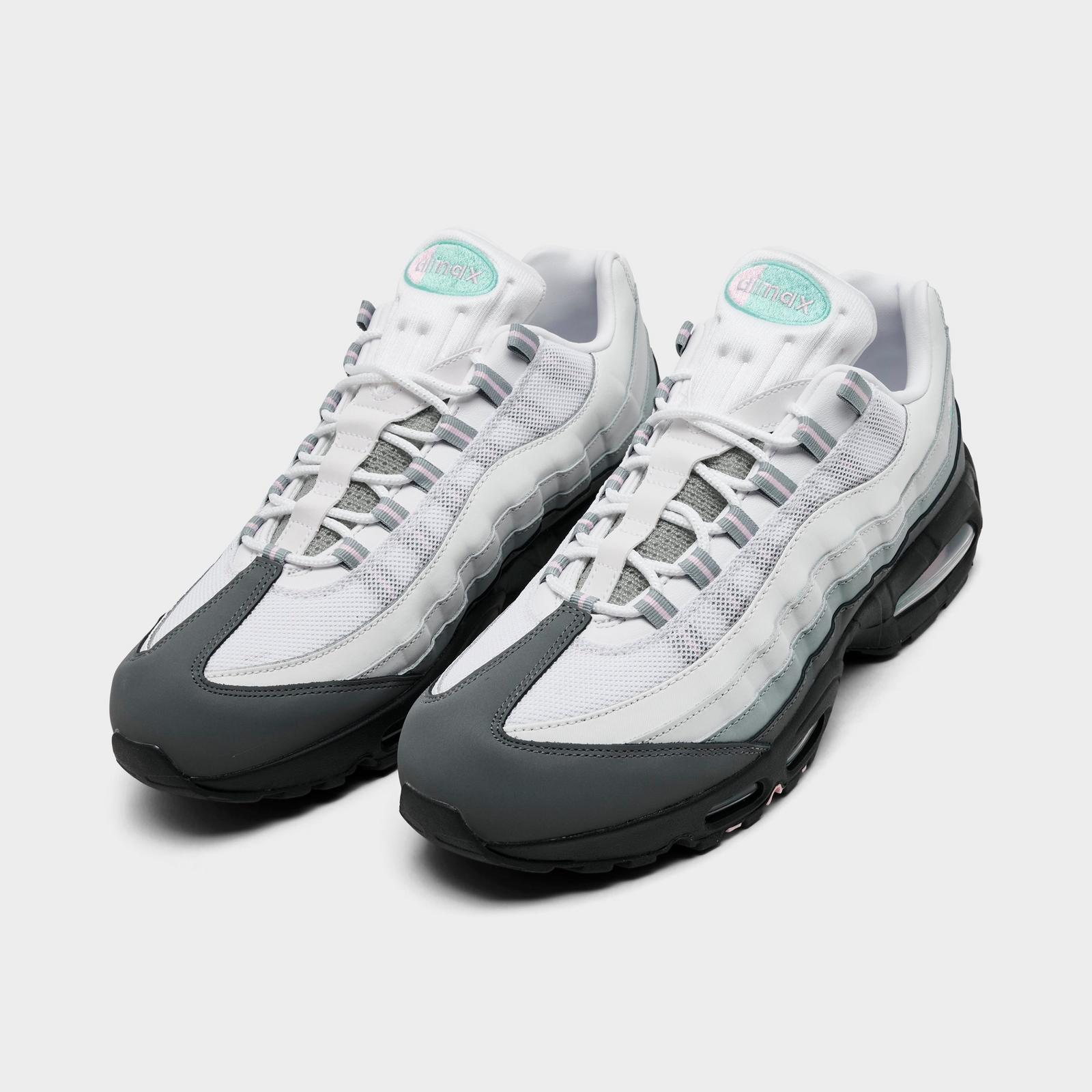 Men's Nike Air Max 95 Big Bubble Casual Shoes - Anthracite/Pink Foam/Hyper Turquoise/White/Smoke Grey/Light Pumice