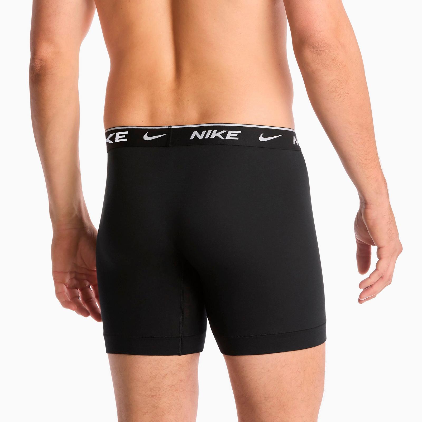 Men's Nike Stretch Cotton Boxer Briefs (3-Pack) - Black/Black/Black (KE1276-001)