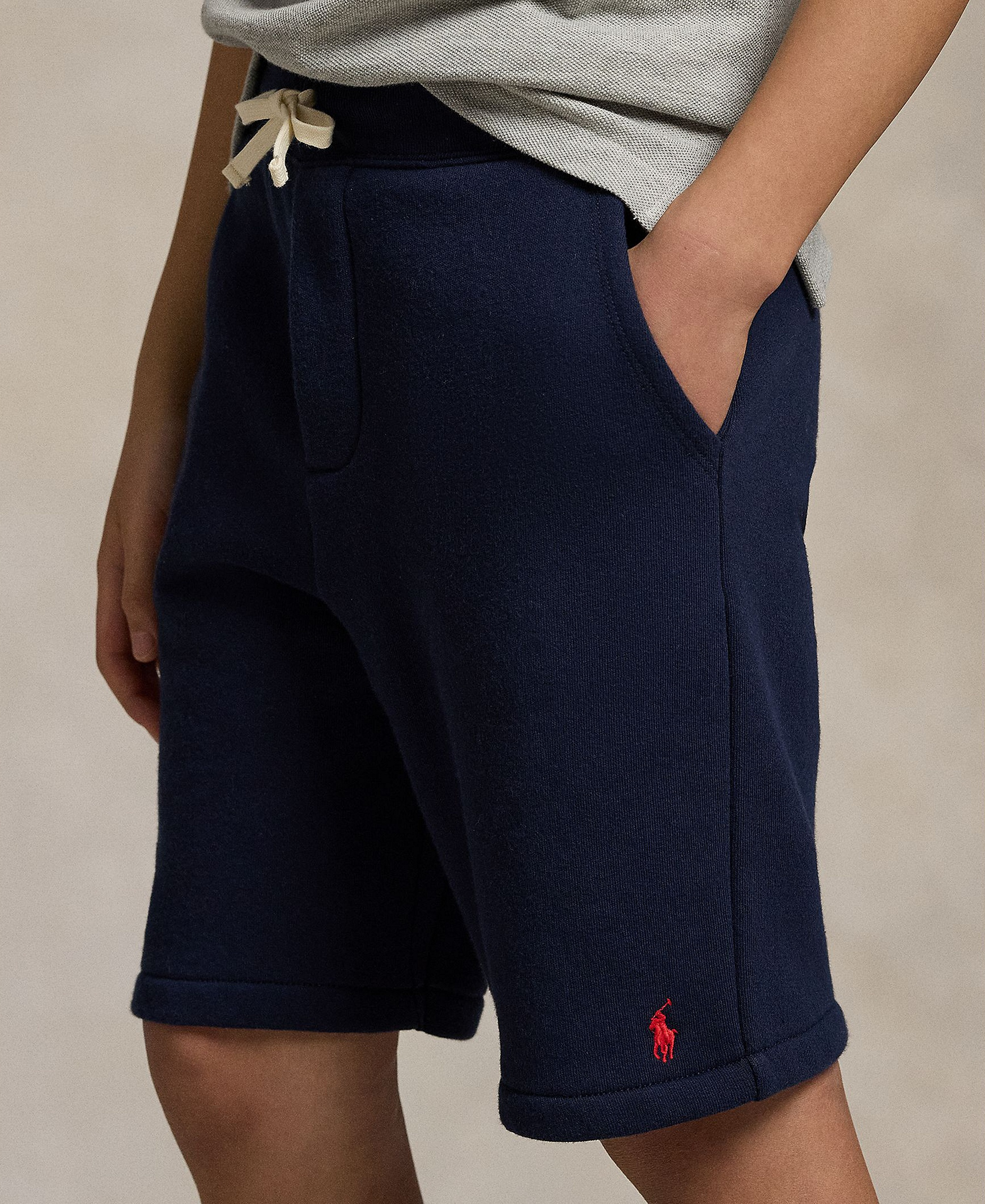 Polo Ralph Lauren Boys' 8-20 Cotton Fleece Drawstring Shorts - Refined Navy