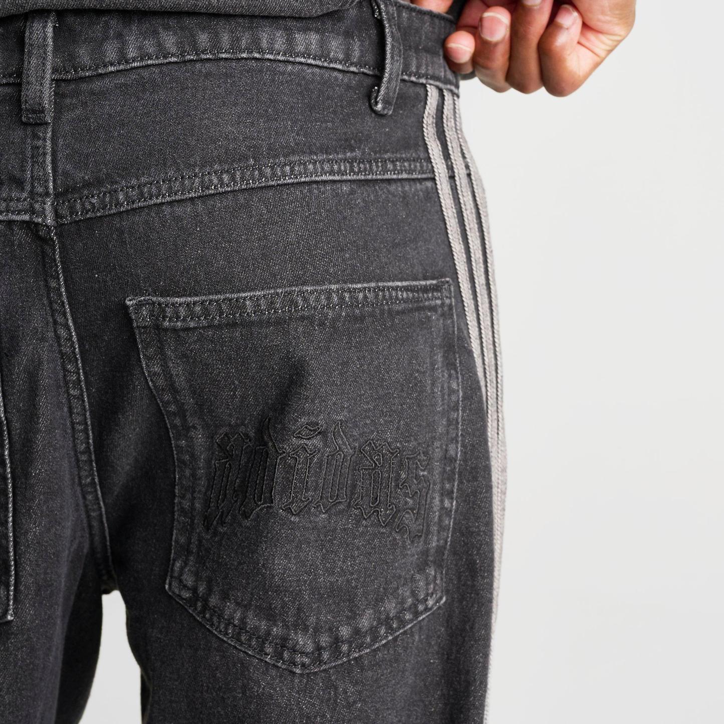 Men's adidas Originals SST Loose Denim Jeans - True Black Denim