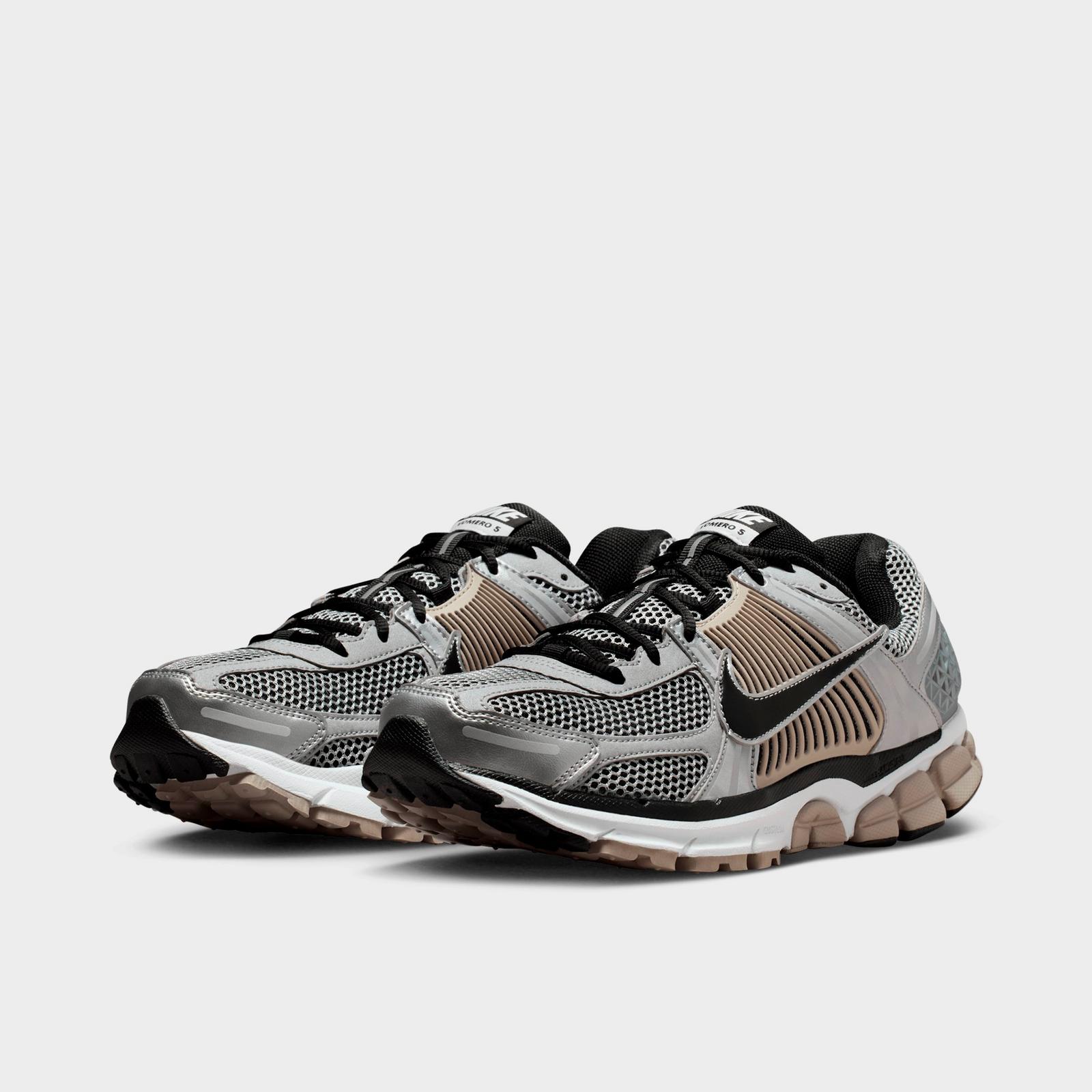 Men's Nike Zoom Vomero 5 Casual Shoes - Metallic Silver/College Grey/Black
