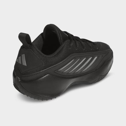 Big Kids' adidas Believe That 1 Basketball Shoes - Core Black/Iron Metallic/Core Black - Back view