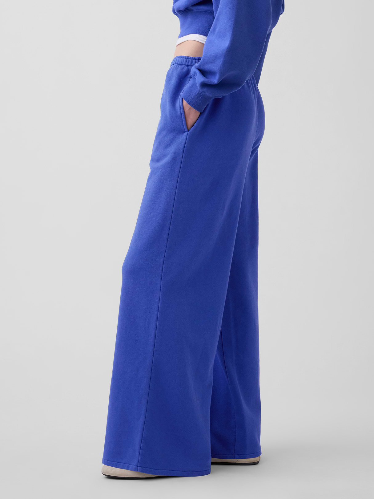 VintageSoft Baggy Sweatpants - Dazzling blue