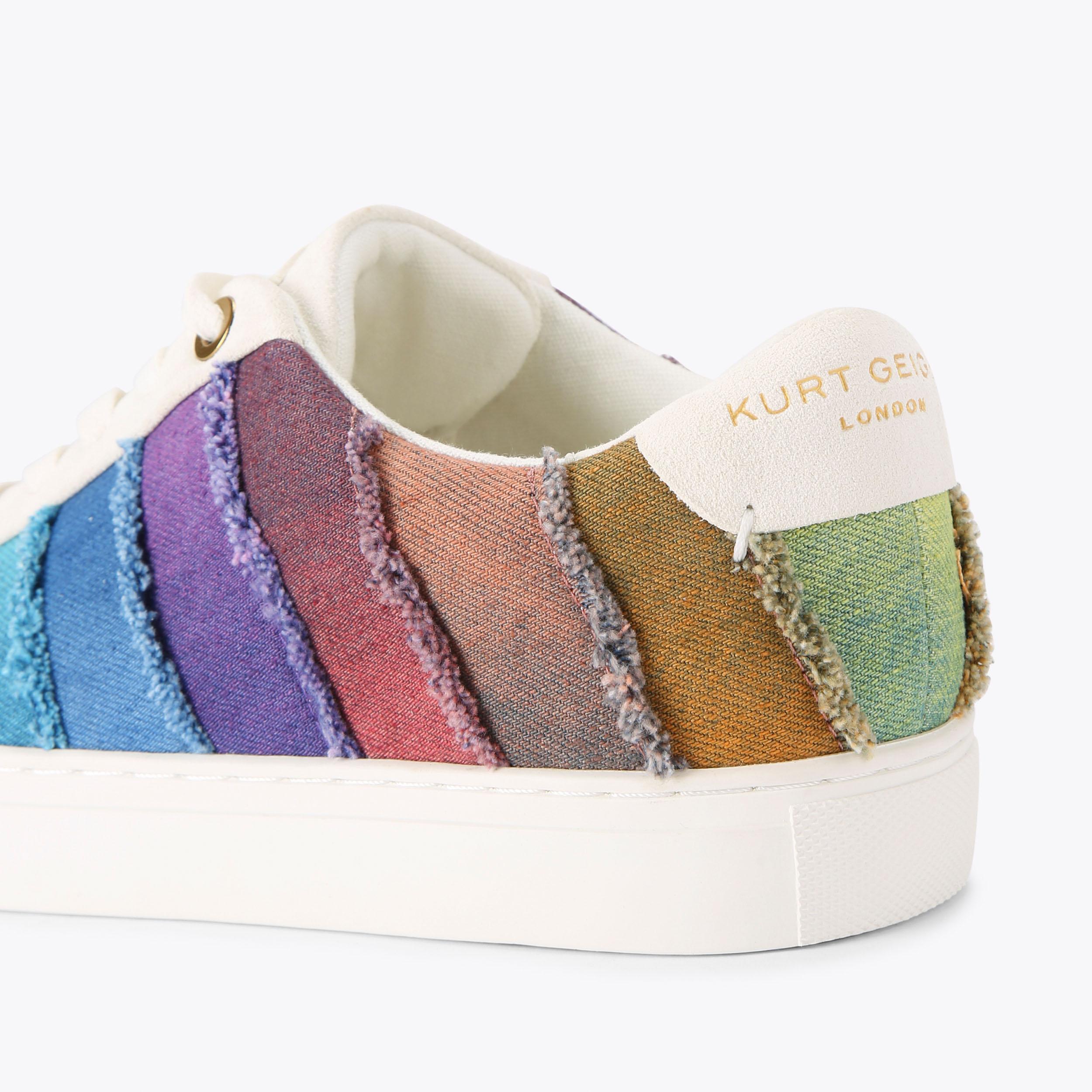 Kurt Geiger London Lane Stripe Sneaker - Multi Colored - view 4