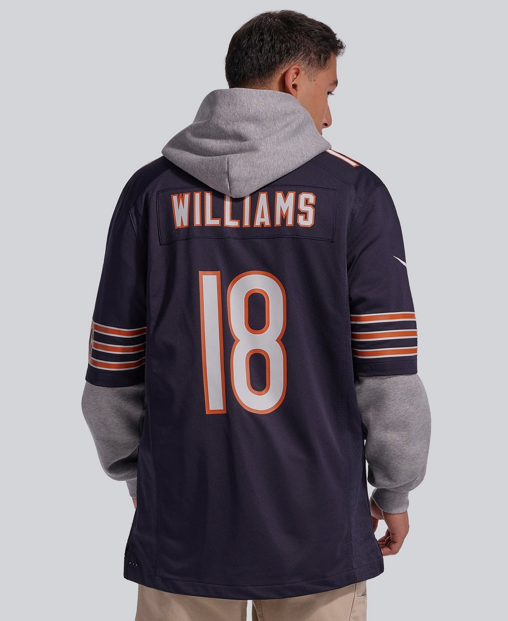 Nike Men's Caleb Williams Chicago Bears 2024 NFL Draft First Round Pick Player Game Jersey - Navy