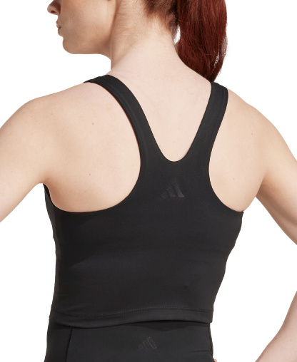 adidas Women's All Me Medium-Support Bra Tank Top - Black
