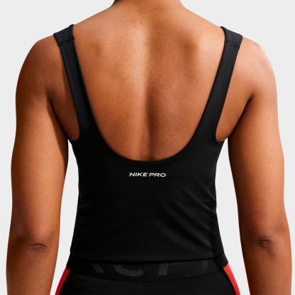 Women's Nithtke Pro Sculpt Medium-Support Padded Bra Tank - Black/White