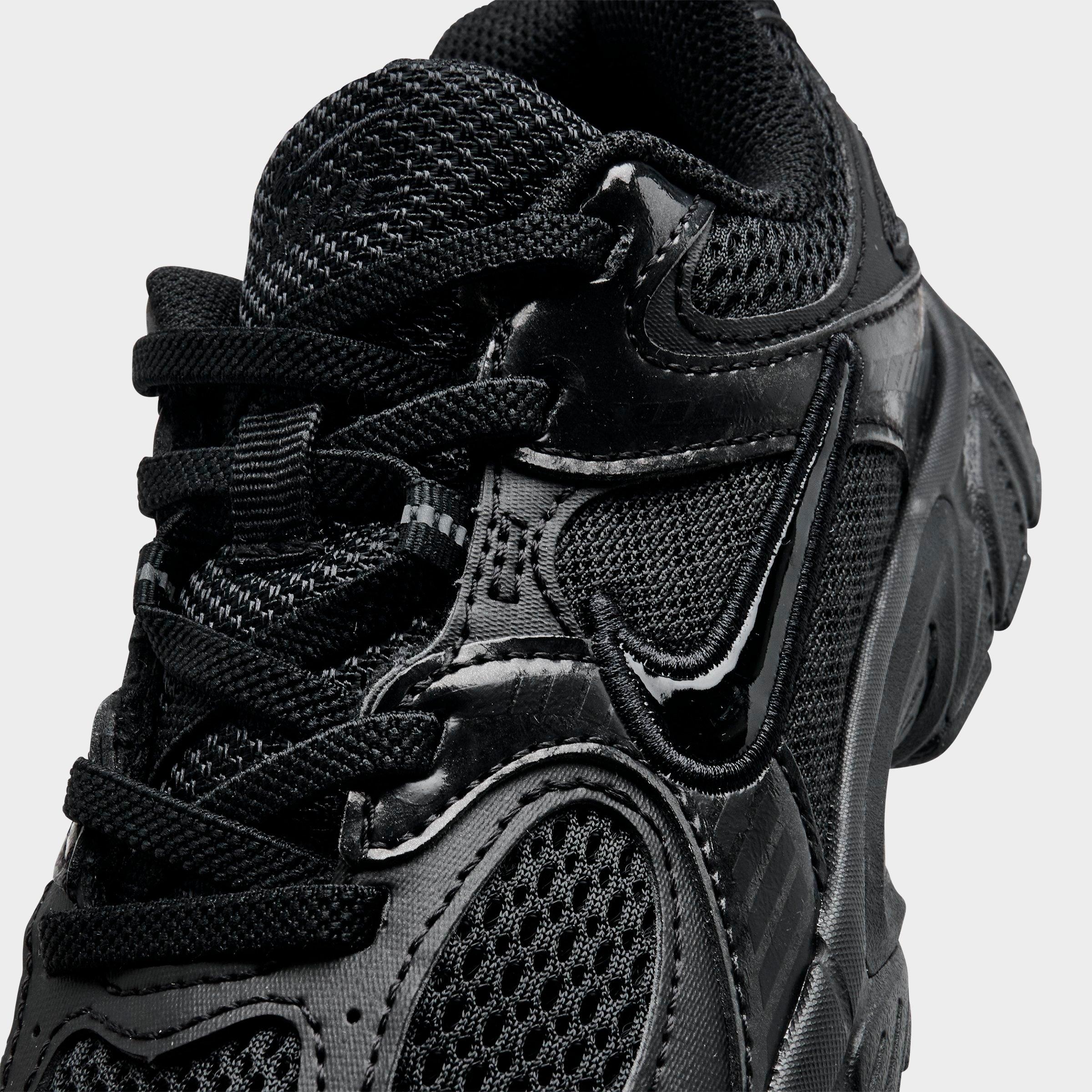 Little Kids' Nithtke V5 RNR Stretch Lace Casual Shoes - Black/Black/Anthracite - Detail shot