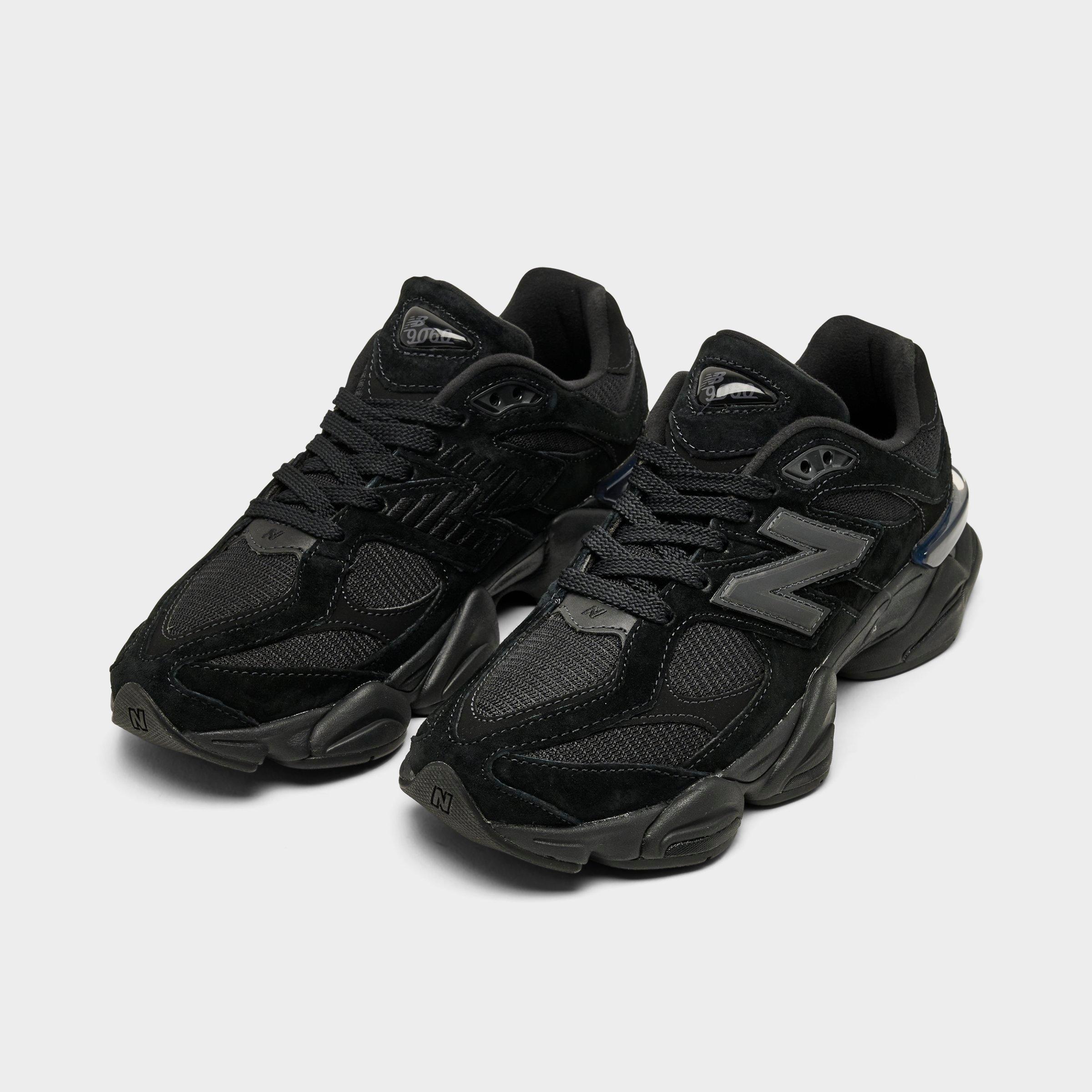 Women's New Balance 9060 Casual Shoes - Black/Black - view 2