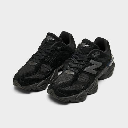 Women's New Balance 9060 Casual Shoes - Black/Black - view 2