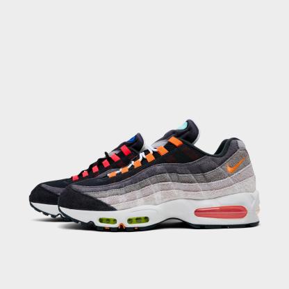 Men's Nike Air Max 95 Big Bubble PRM Casual Shoes - Hyper Turquoise/Volt/Solar Red