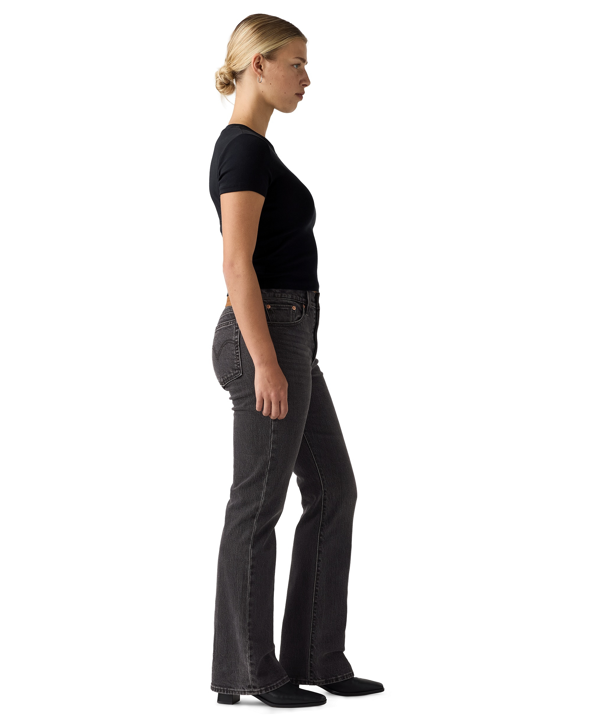 Levi's Premium Women's Wedgie Boot High-Rise Jeans - On The Tow