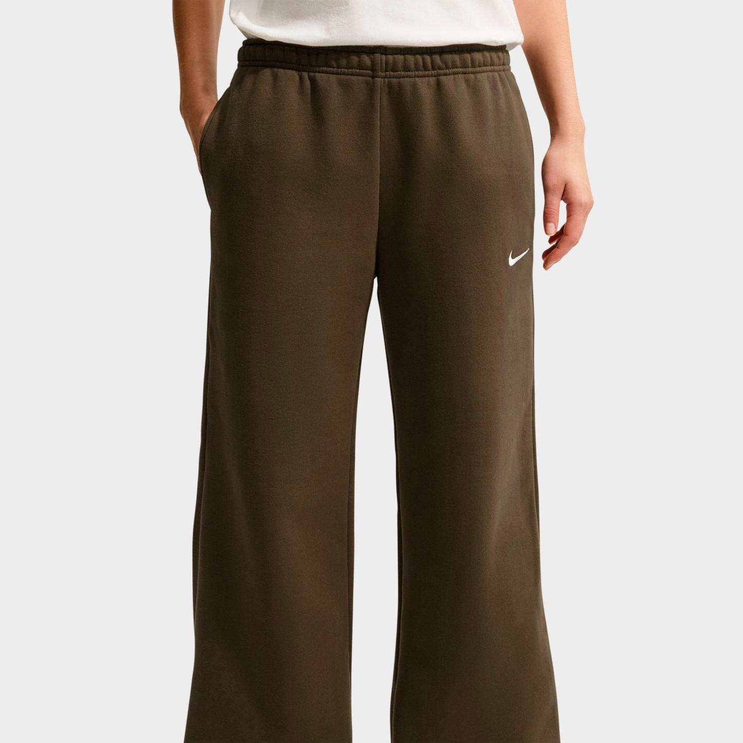 Women's Nithtke Studio Fleece Medium-Weight Wide-Leg Pants - Dark Hazel/Sail