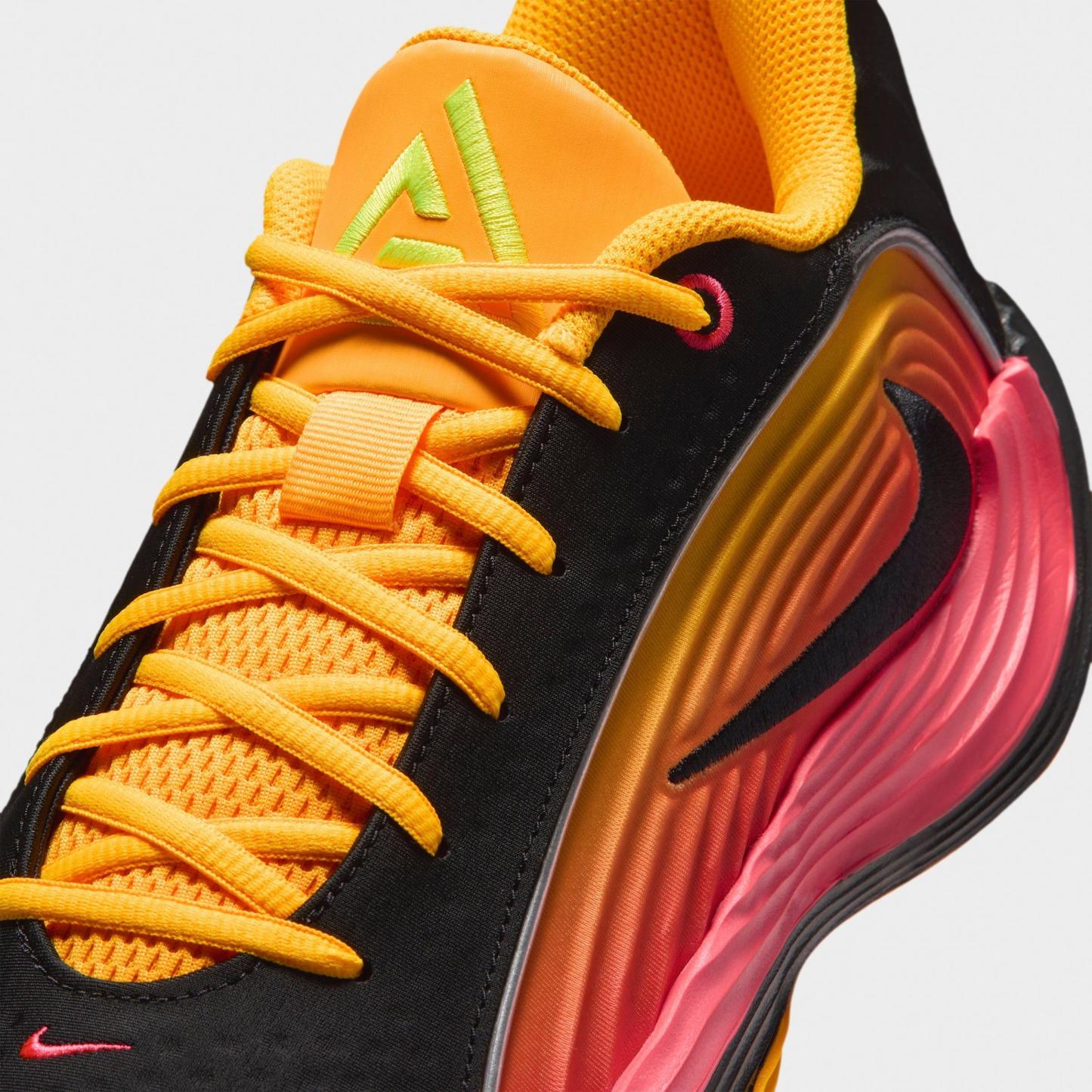 Men's Nithtke Giannis Immortality 5 Basketball Shoes - Part 2 - Laser Crimson/Laser Orange/Black/Black - Detail shot