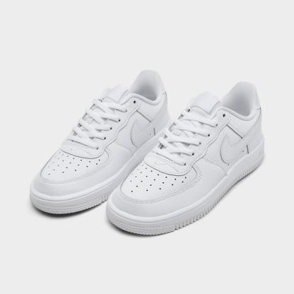 Little Kids' Nike Force 1 Casual Shoes - White/White/White