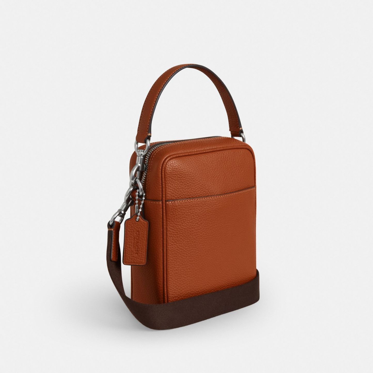 Tristan Crossbody Bag 14 - Silver/Amber Brown - view 5