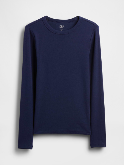 Modern Crewneck T-Shirt - Dark blue night